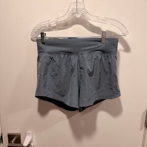 Under Armour Women's Athletic Blue Grey Shorts